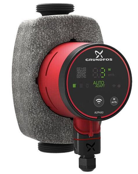 Grundfos ALPHA3 25-60 180 AutoADAPT BlueTooth Циркулационна помпа