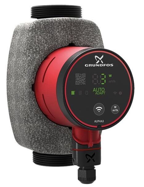 Grundfos ALPHA3 32-80 180 AutoADAPT BlueTooth Циркулационна помпа