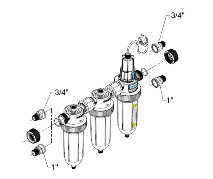 Cintropur TRIO-UV 25W 2000 l/h Пречиствател за вода