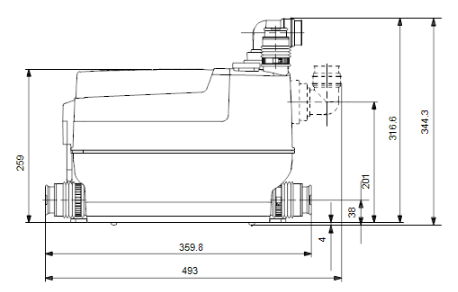 Grundfos Sololift2 C-3 Помпена станция за отпадни води