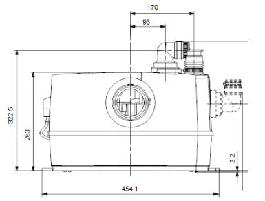 Grundfos Sololift2 WC-1 Помпена станция за отпадни води